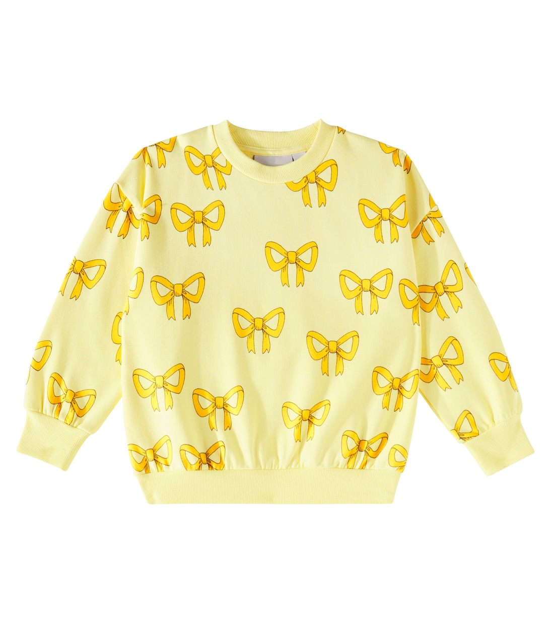 Sudadera Bow de jersey de algodón | Mini Rodini
