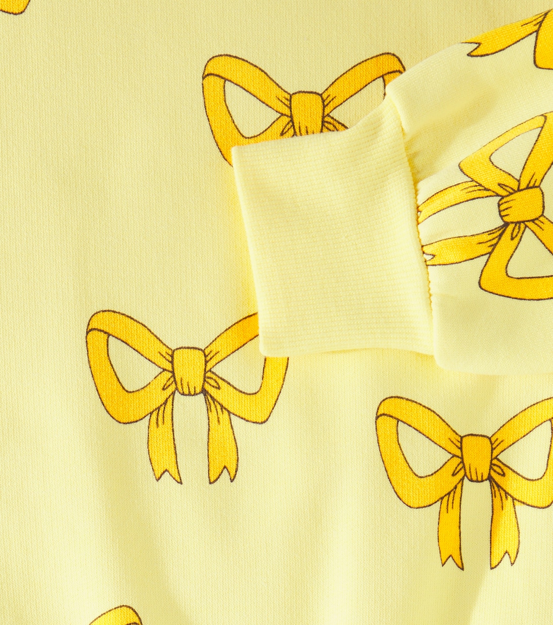 Sudadera Bow de jersey de algodón | Mini Rodini