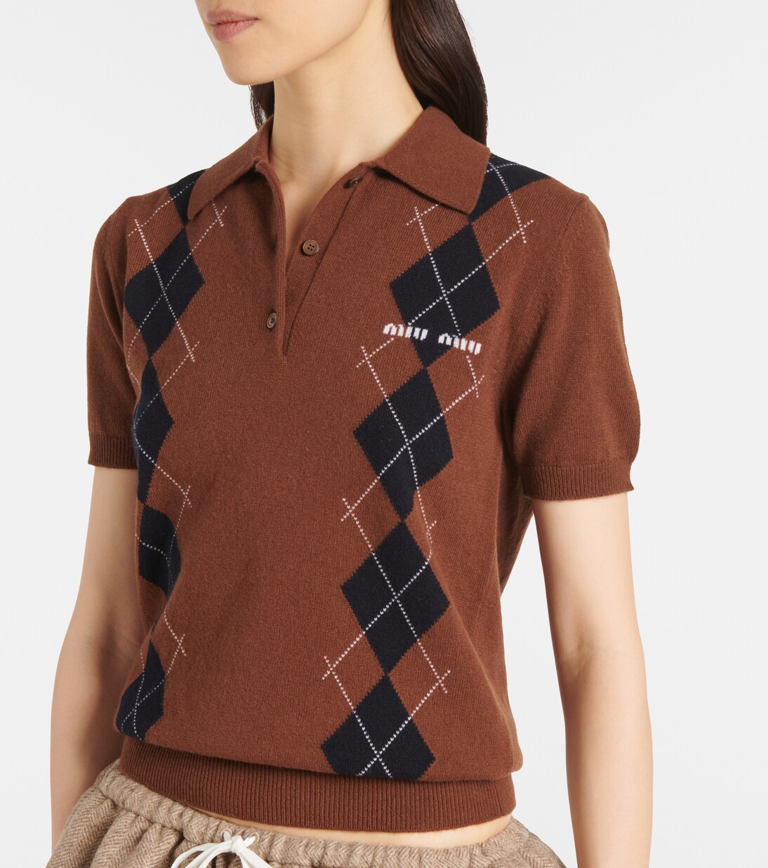 Polo in cashmere | Miu Miu