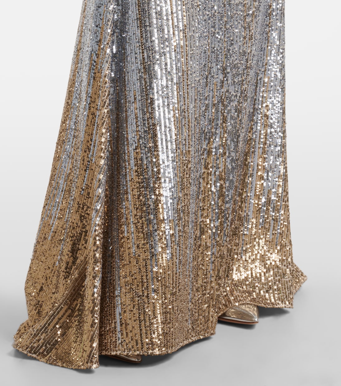 Sequined off-shoulder gown | Elie Saab