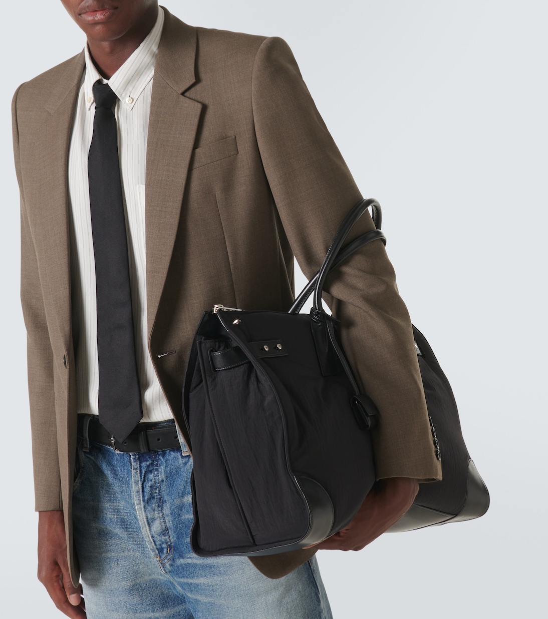 Tote Sac De Jour 48H mit Leder | Saint Laurent