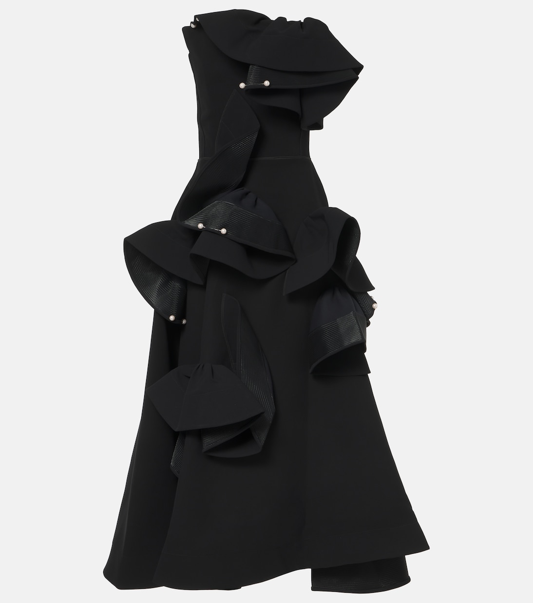 Abito bustier Fateful con volant | Maticevski