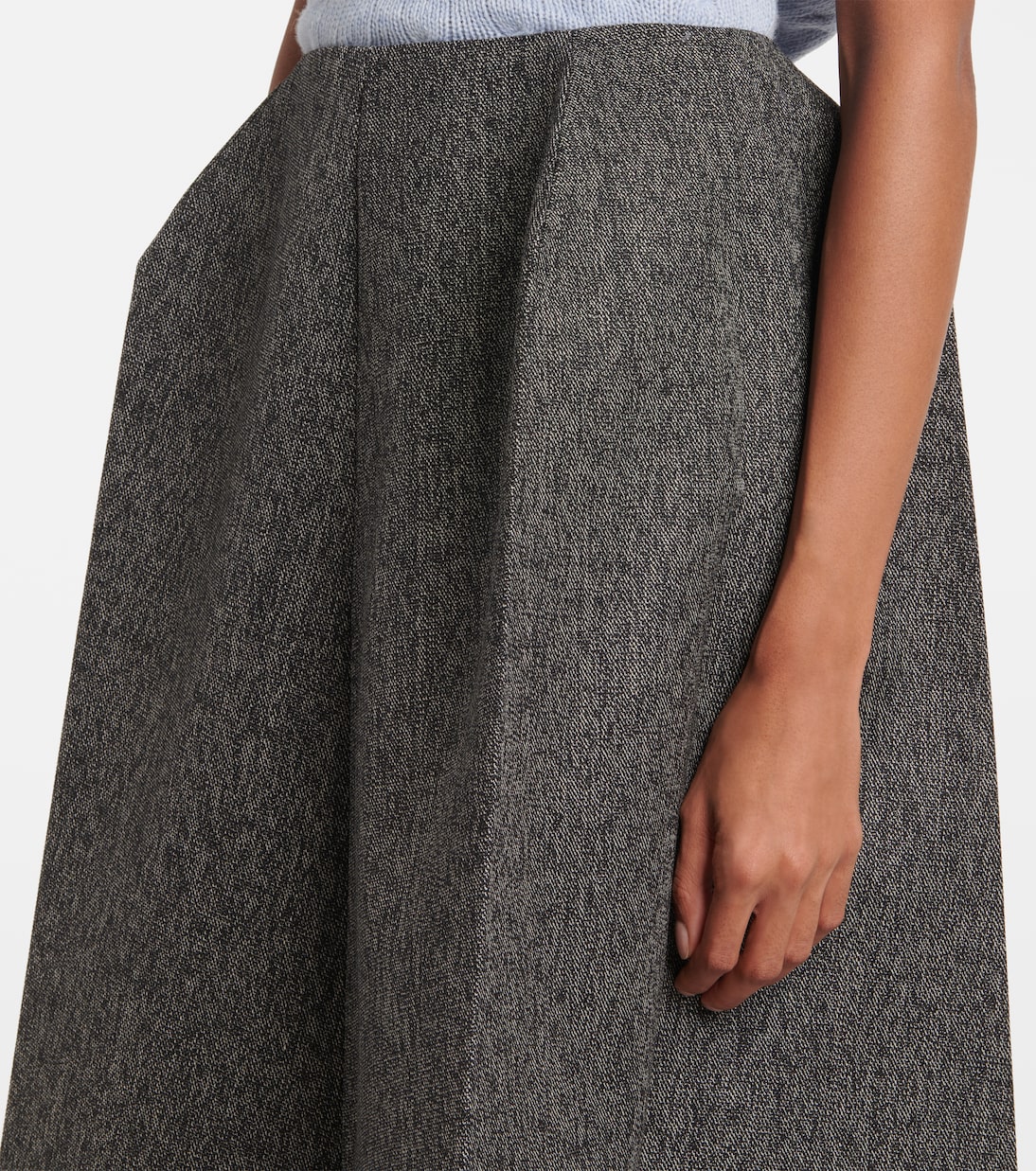 Jupe longue en laine | Prada
