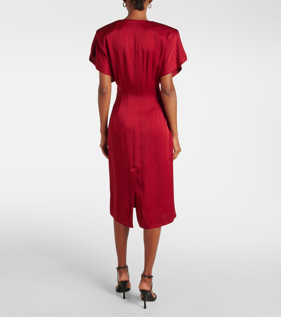 Abito midi in raso | Stella McCartney