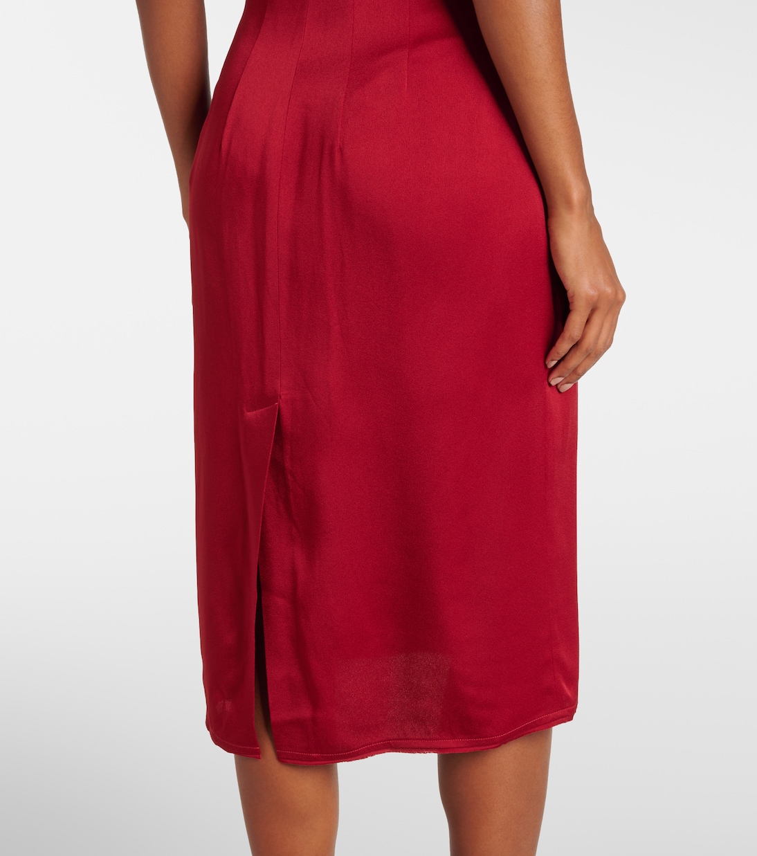 Abito midi in raso | Stella McCartney