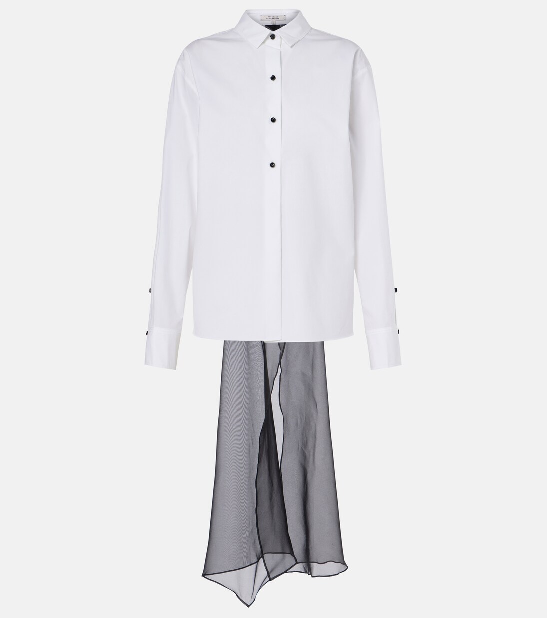 Poplin Power bow-detail cotton-blend poplin shirt | Dorothee Schumacher
