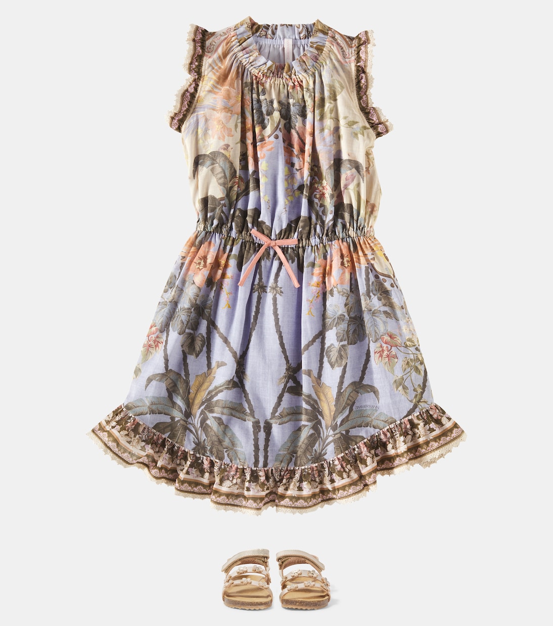 Kleid Wylie Flip aus Baumwolle | Zimmermann Kids