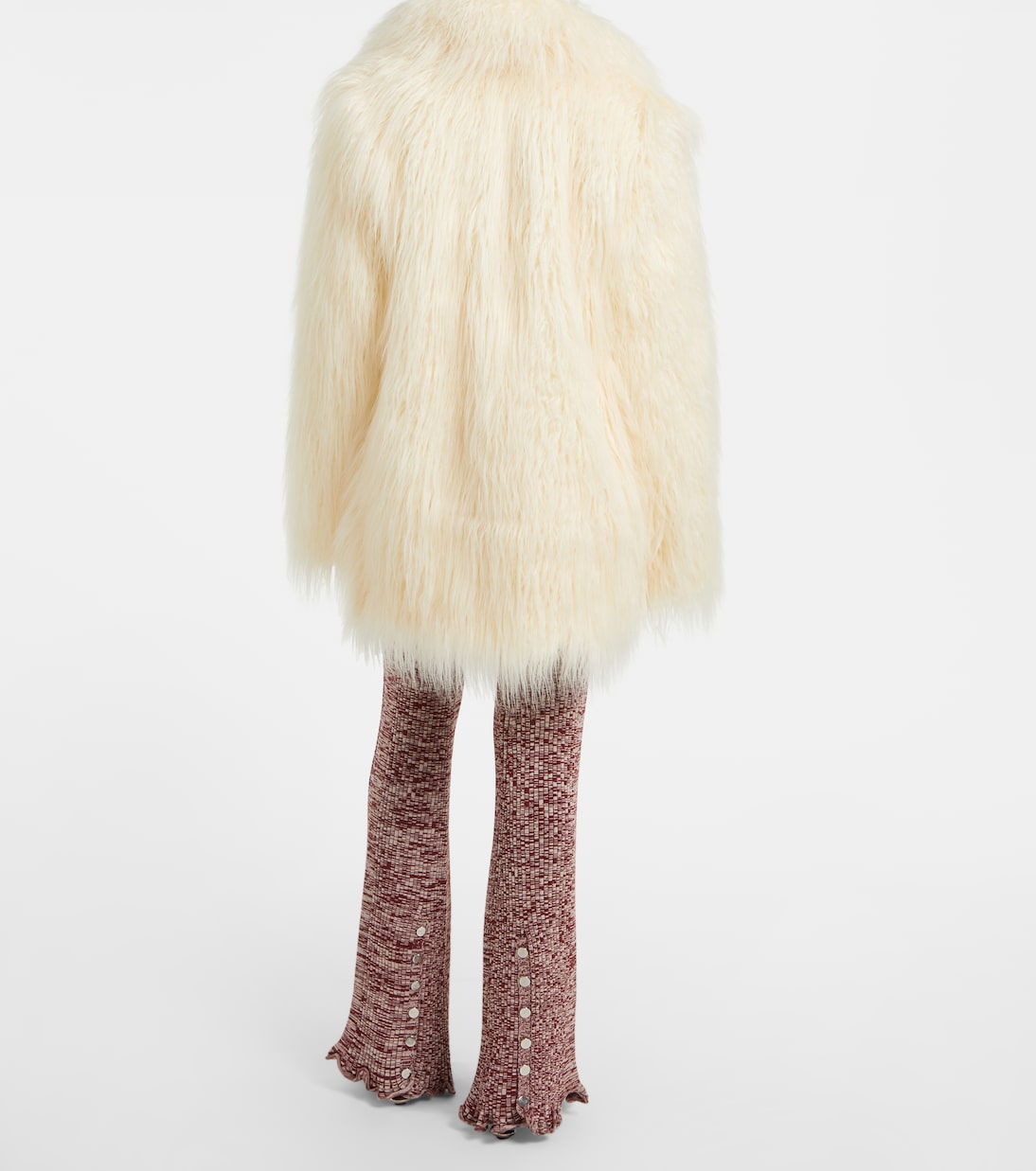Faux shearling jacket | Rabanne