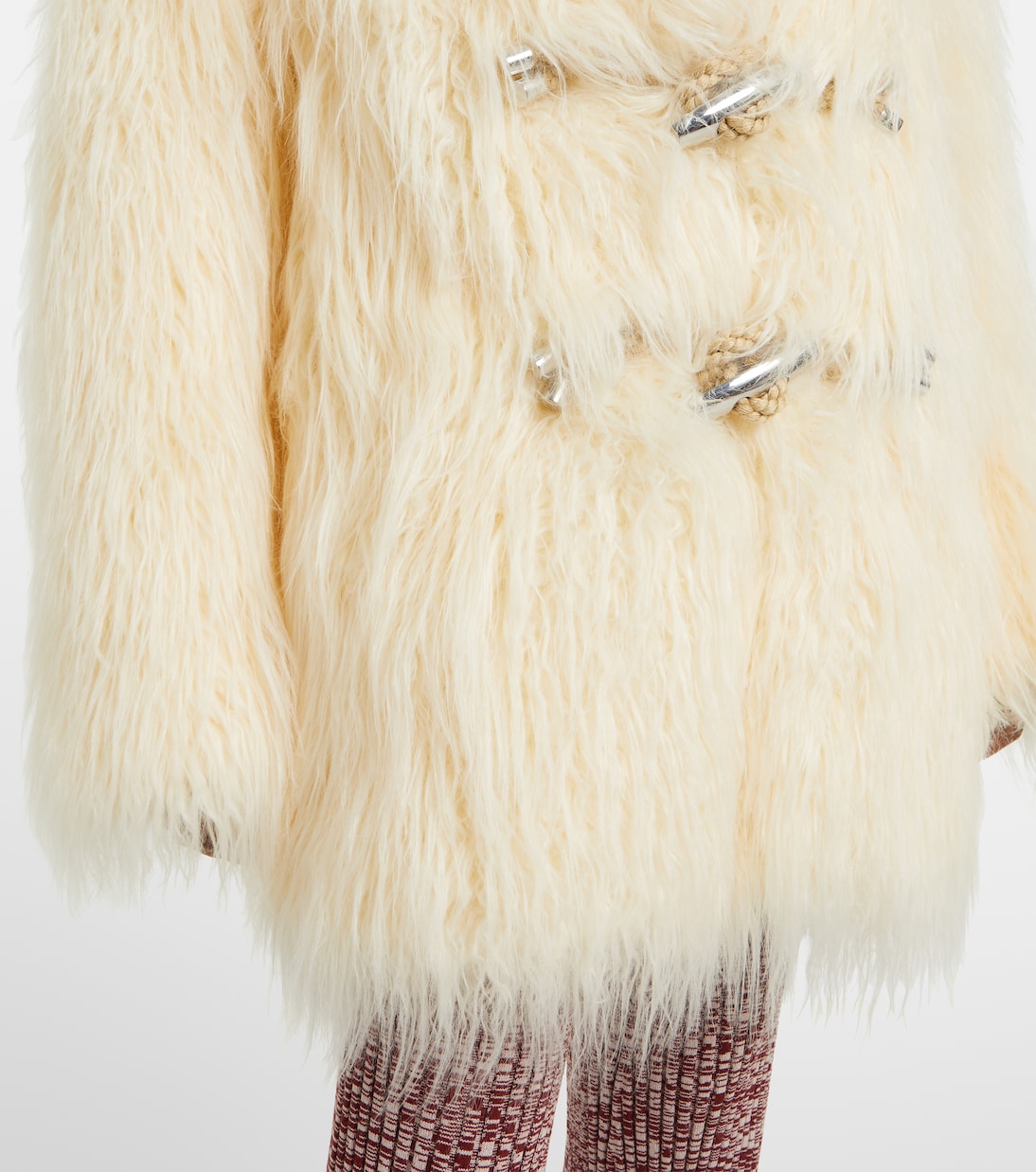 Faux shearling jacket | Rabanne