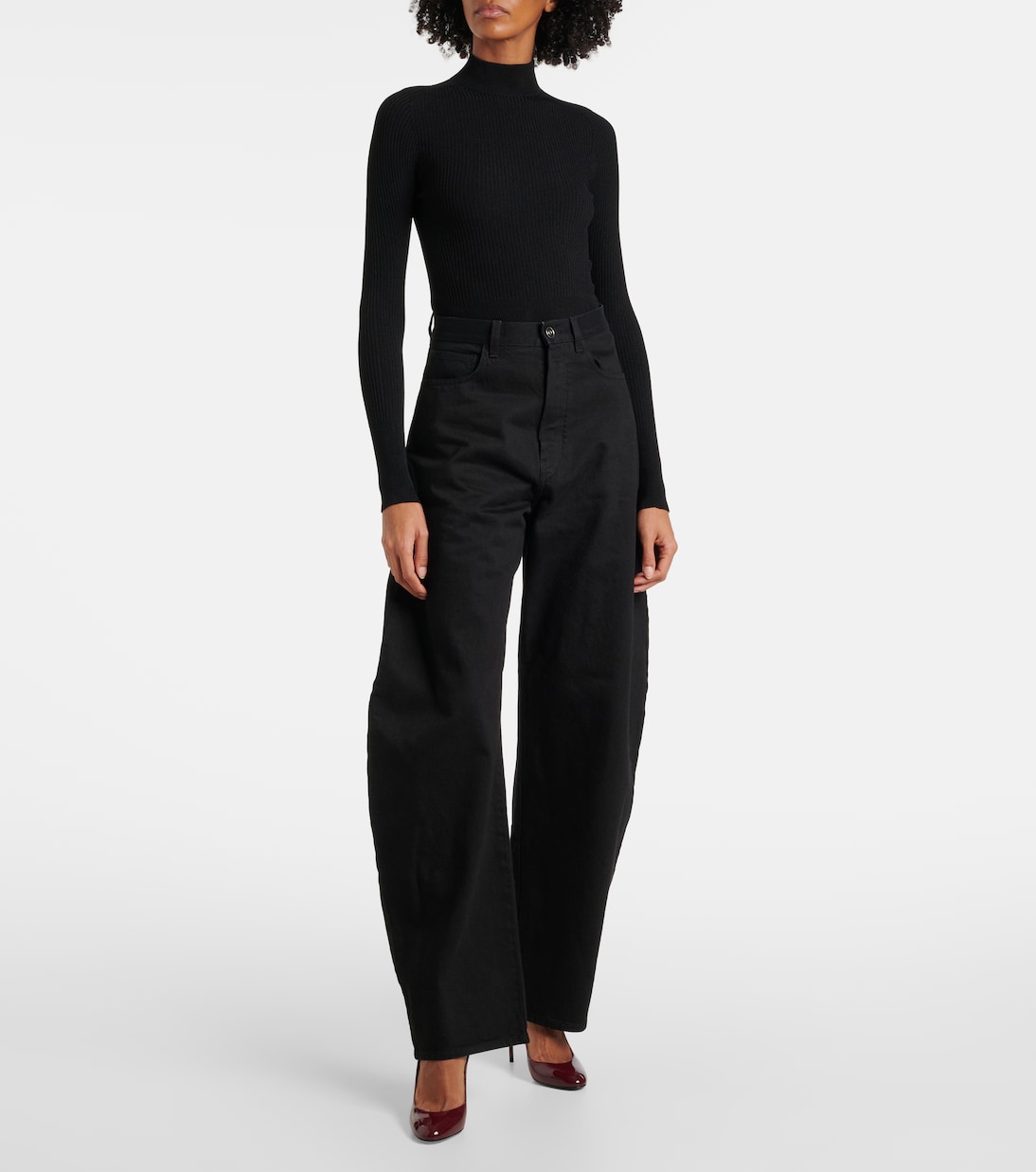 Salones Décolleté 90 de charol | Alaïa