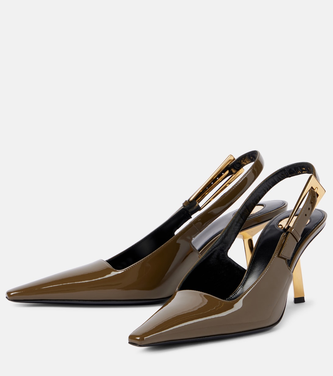 Salones destalonados Lee 75 de charol | Saint Laurent
