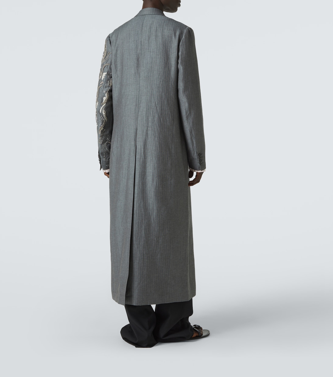 Mantel aus Leinen und Wolle | Dries Van Noten