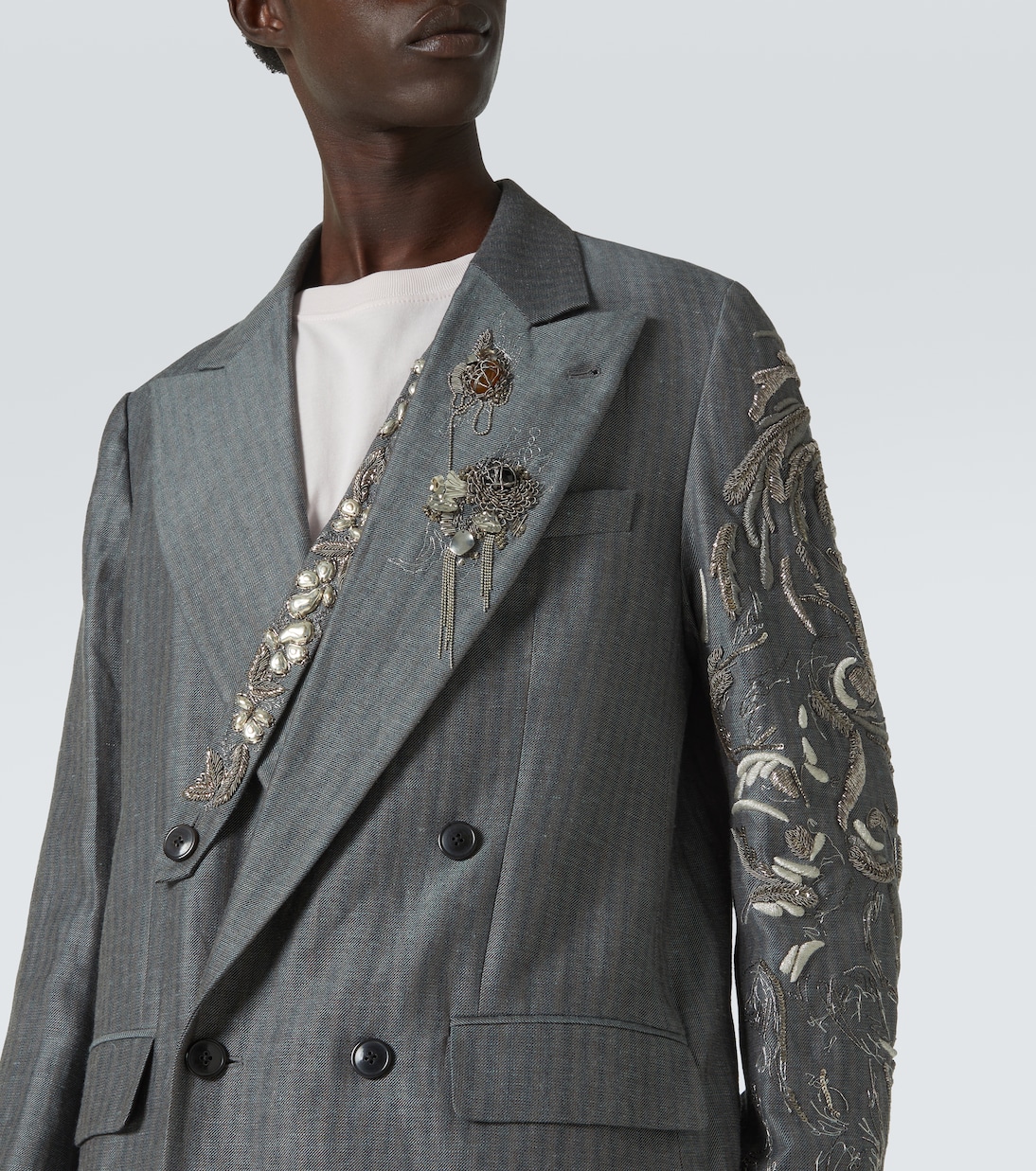 Mantel aus Leinen und Wolle | Dries Van Noten