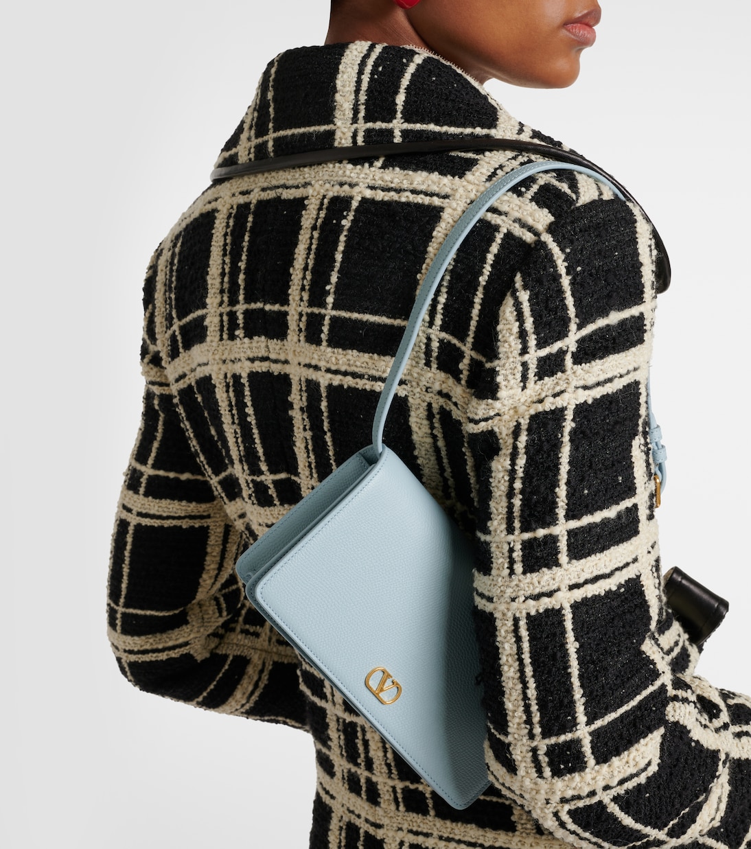 VLogo Signature Mini leather shoulder bag | Valentino Garavani
