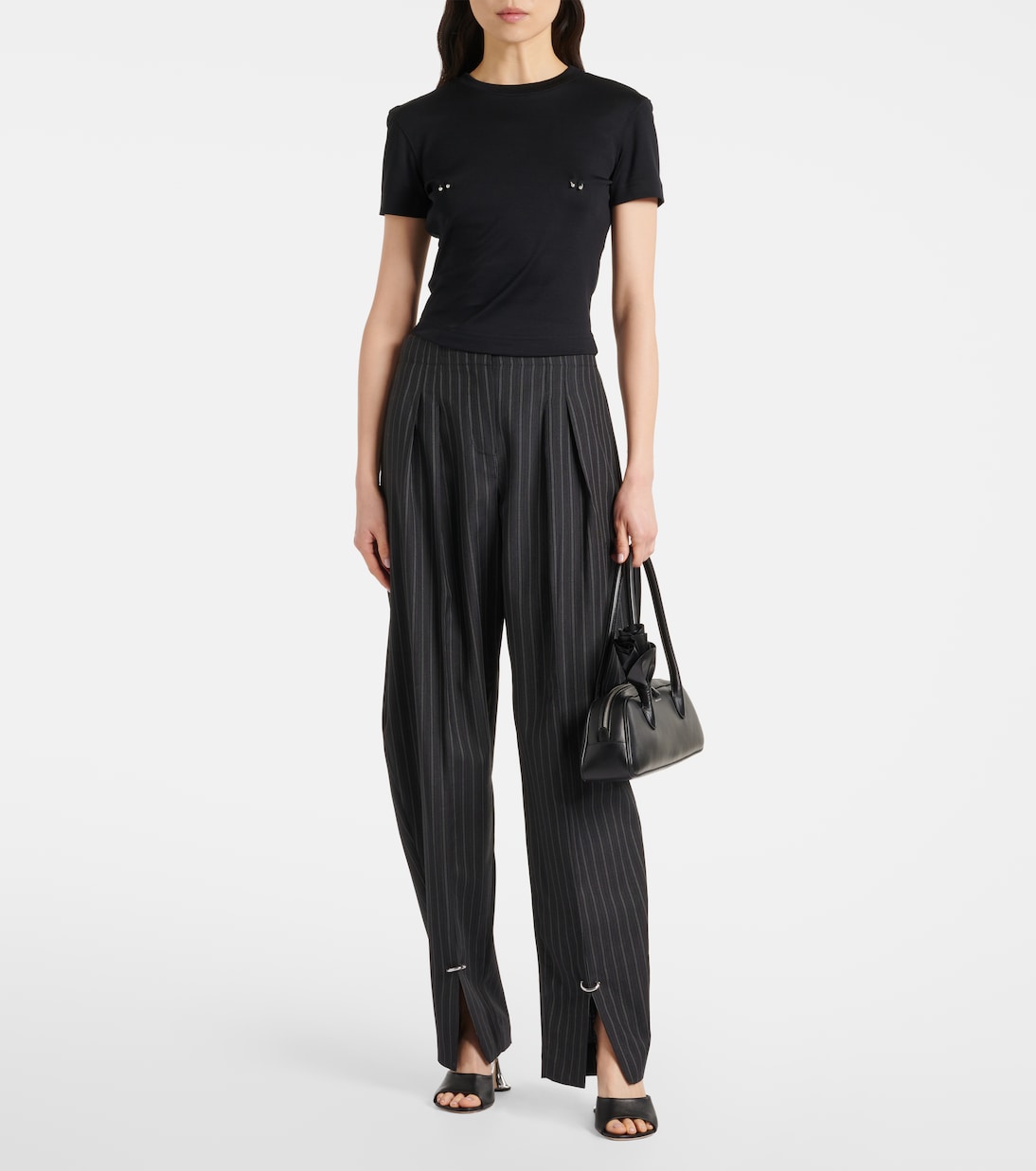 Top in cotone con ruches | Mugler