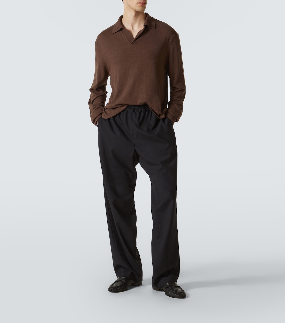 Polo Stafford in seta | The Row