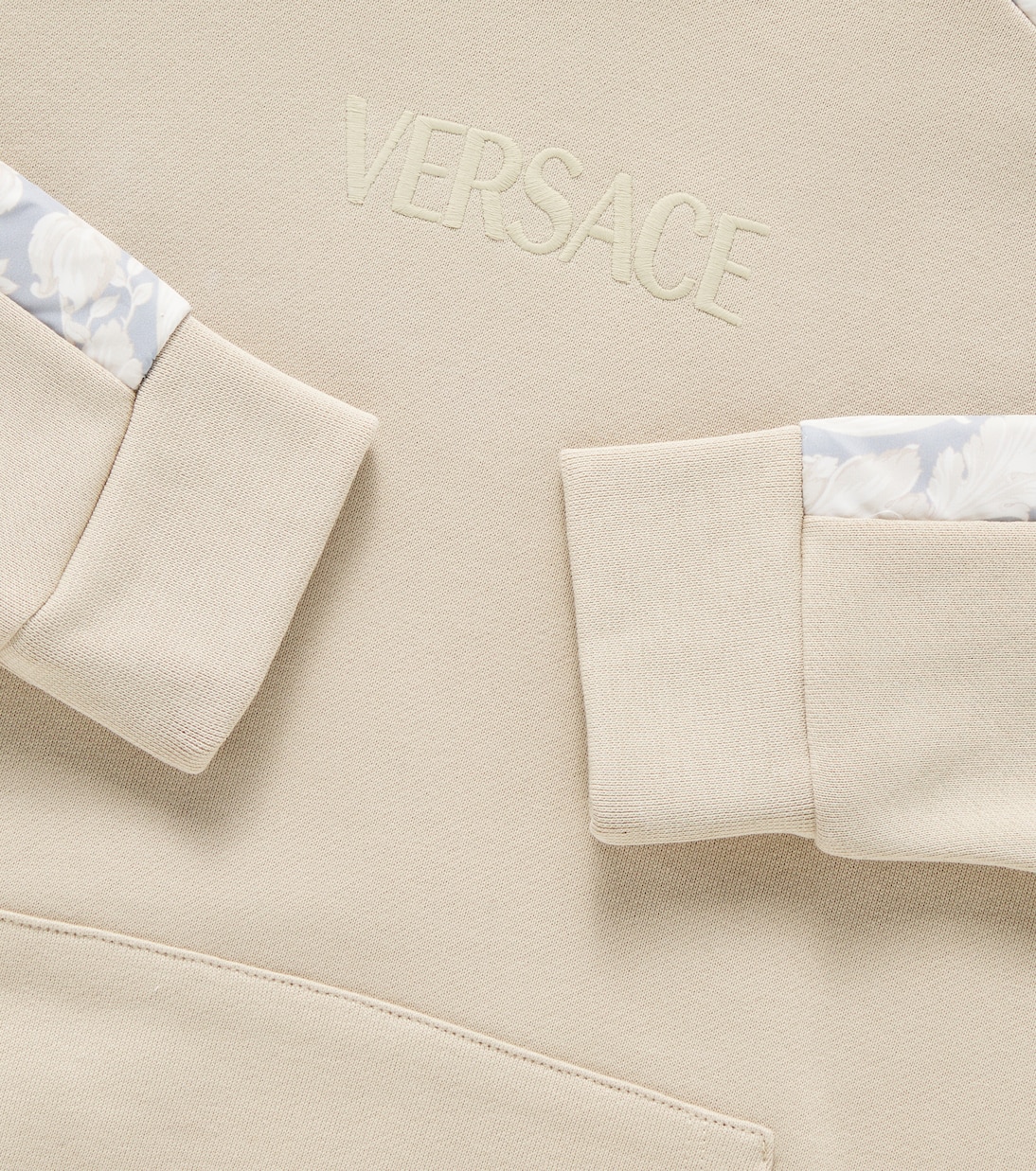 Sudadera con capucha Barocco de algodón | Versace Kids