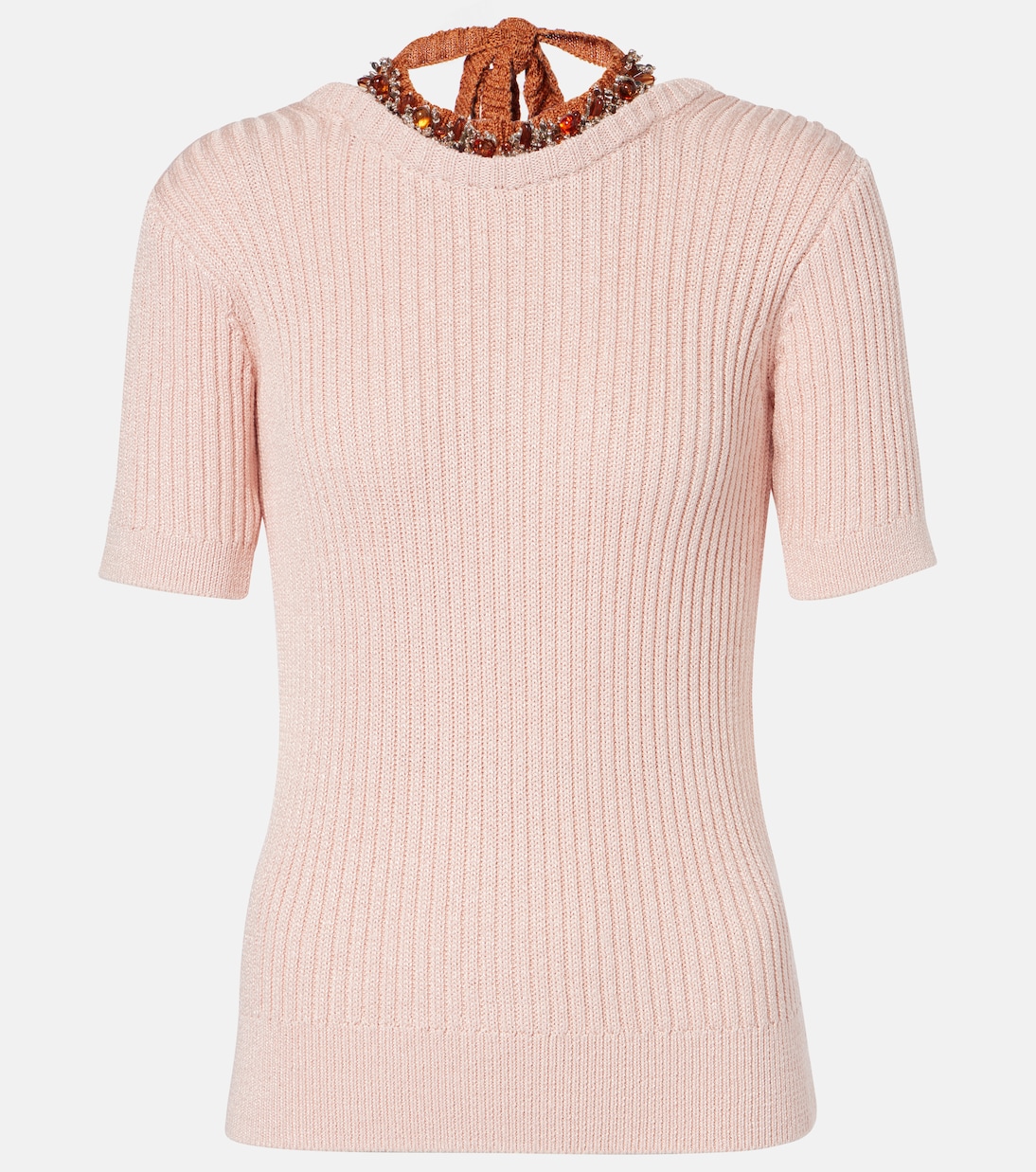 Pullover a coste con perline | Dries Van Noten