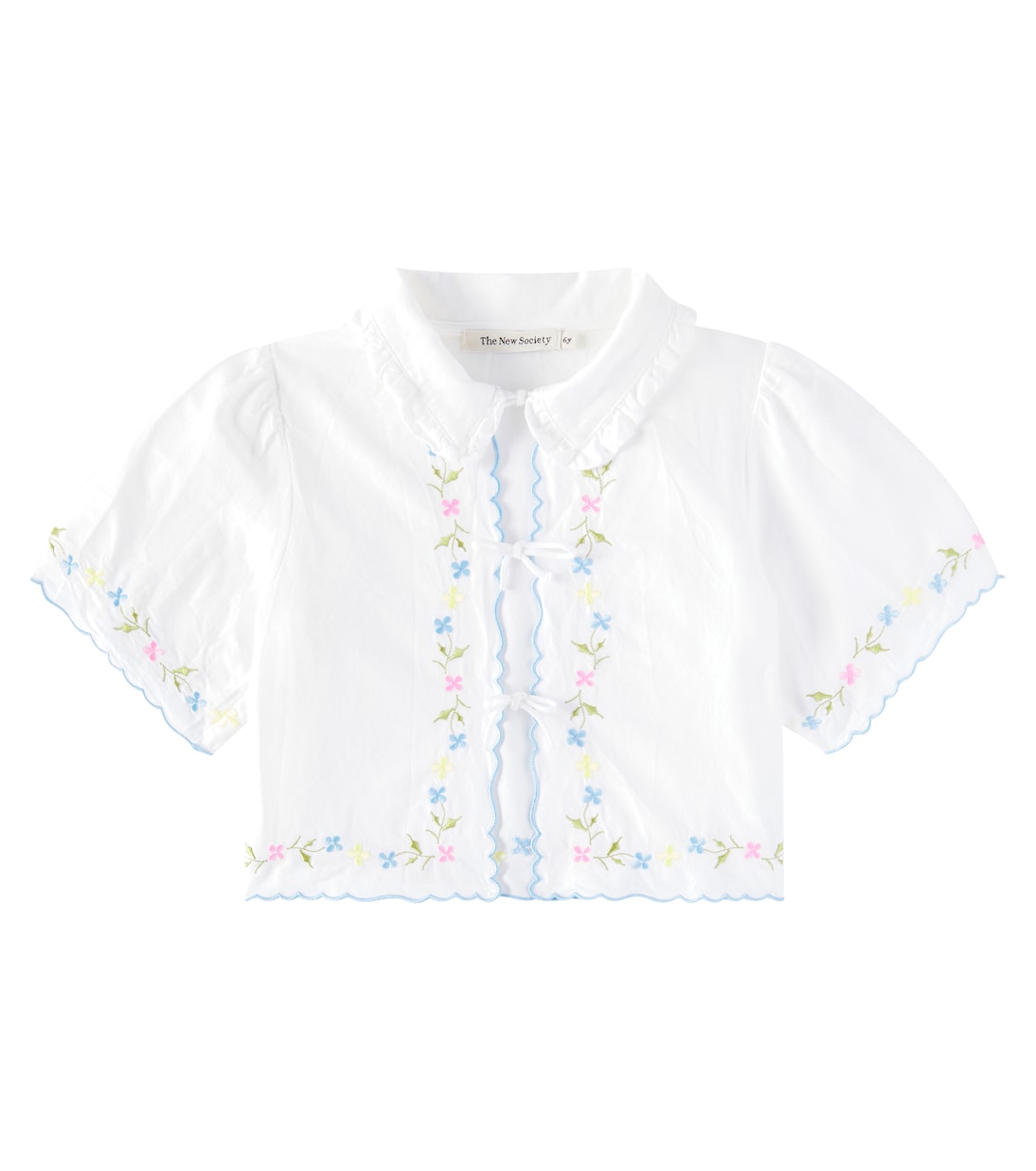 Blusa Hermione de algodón bordada | The New Society