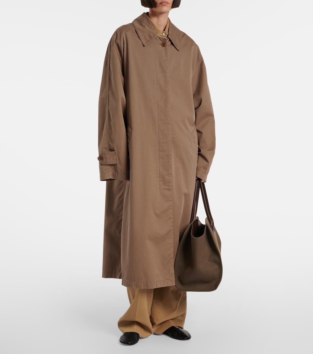 Cappotto Rocco in cotone e cashmere  | The Row