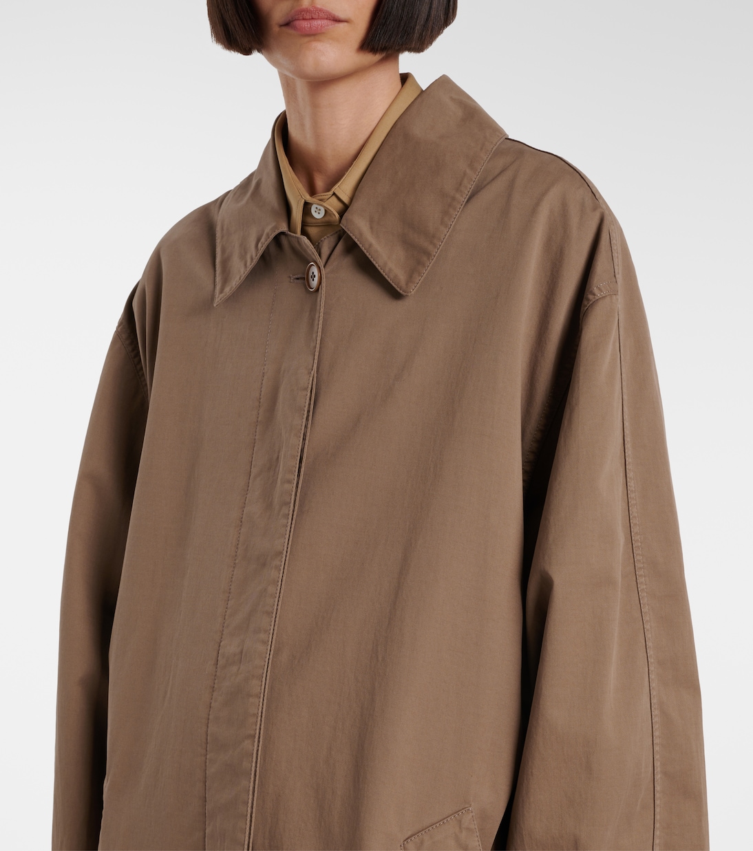 Cappotto Rocco in cotone e cashmere  | The Row