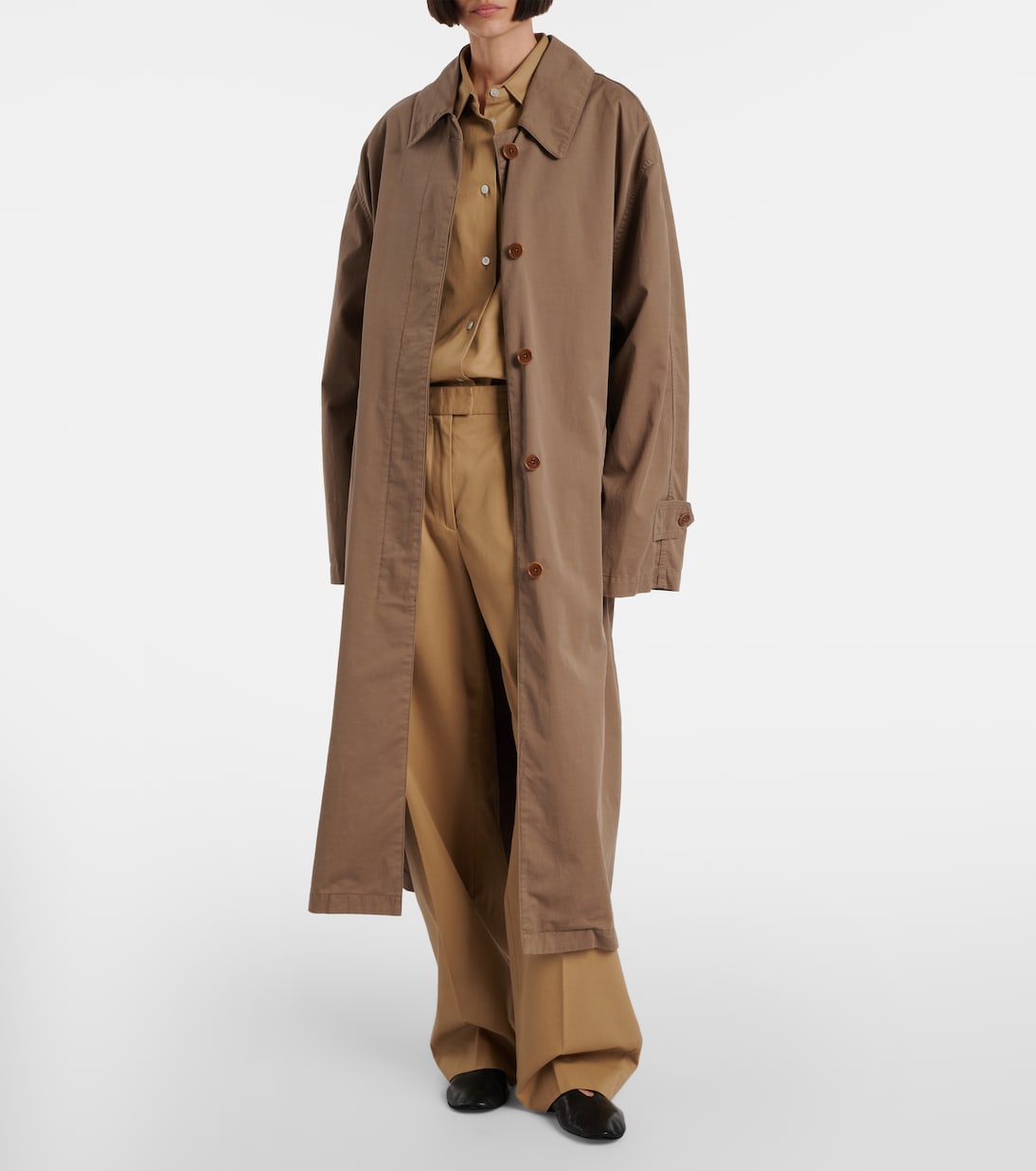 Cappotto Rocco in cotone e cashmere  | The Row