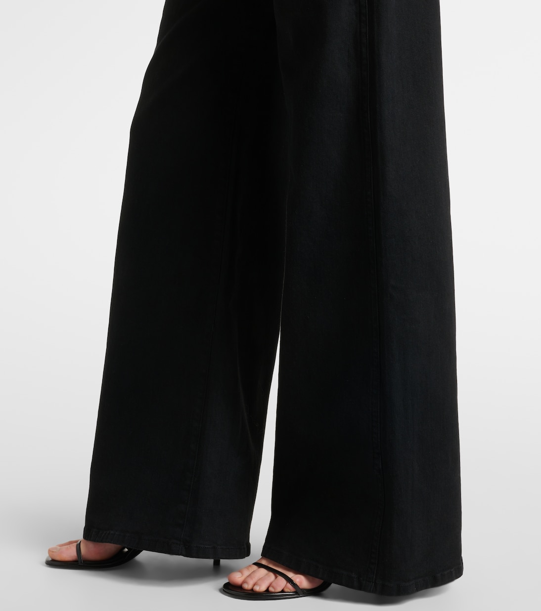 Jeans a gamba larga e vita alta Dane | Khaite