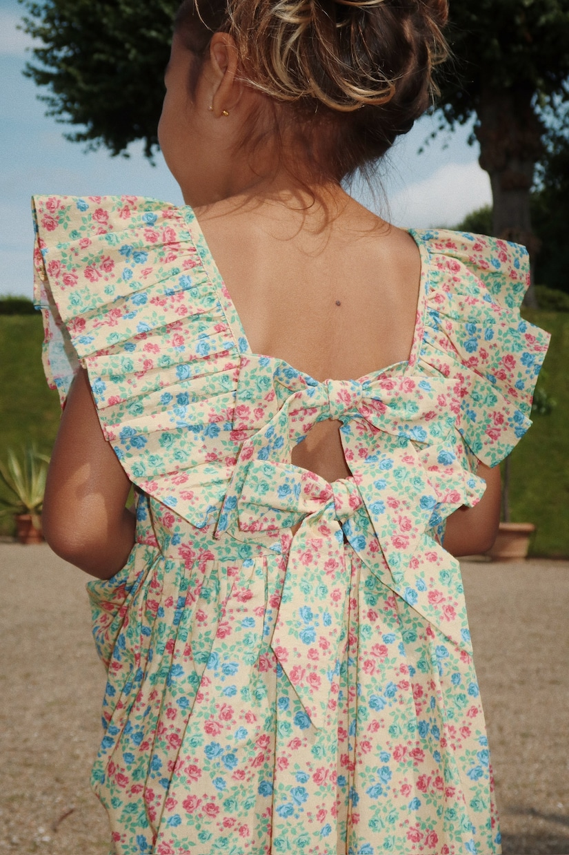 Cianna ruffled floral cotton dress | Konges Sløjd