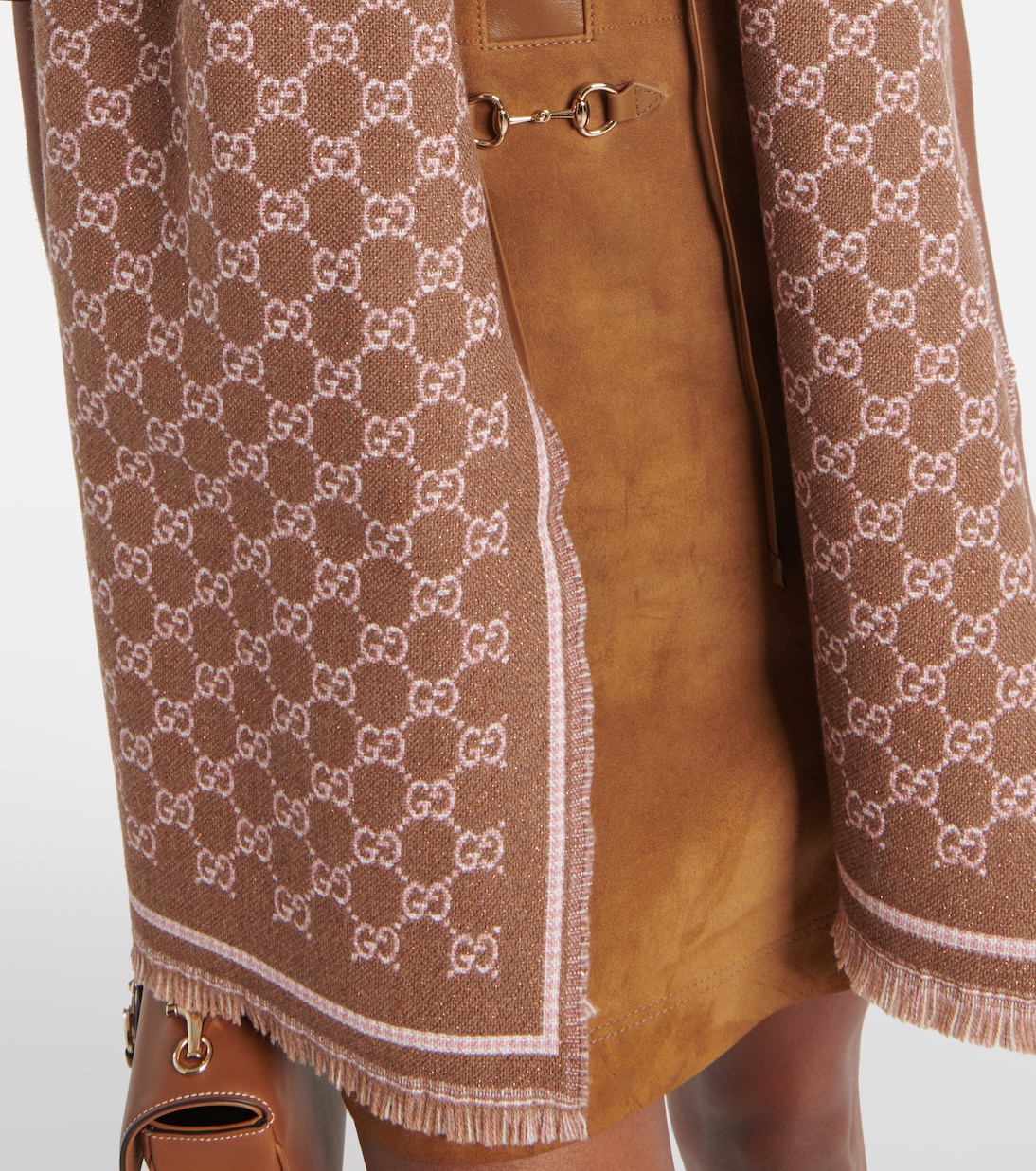 GG wool-blend jacquard scarf | Gucci