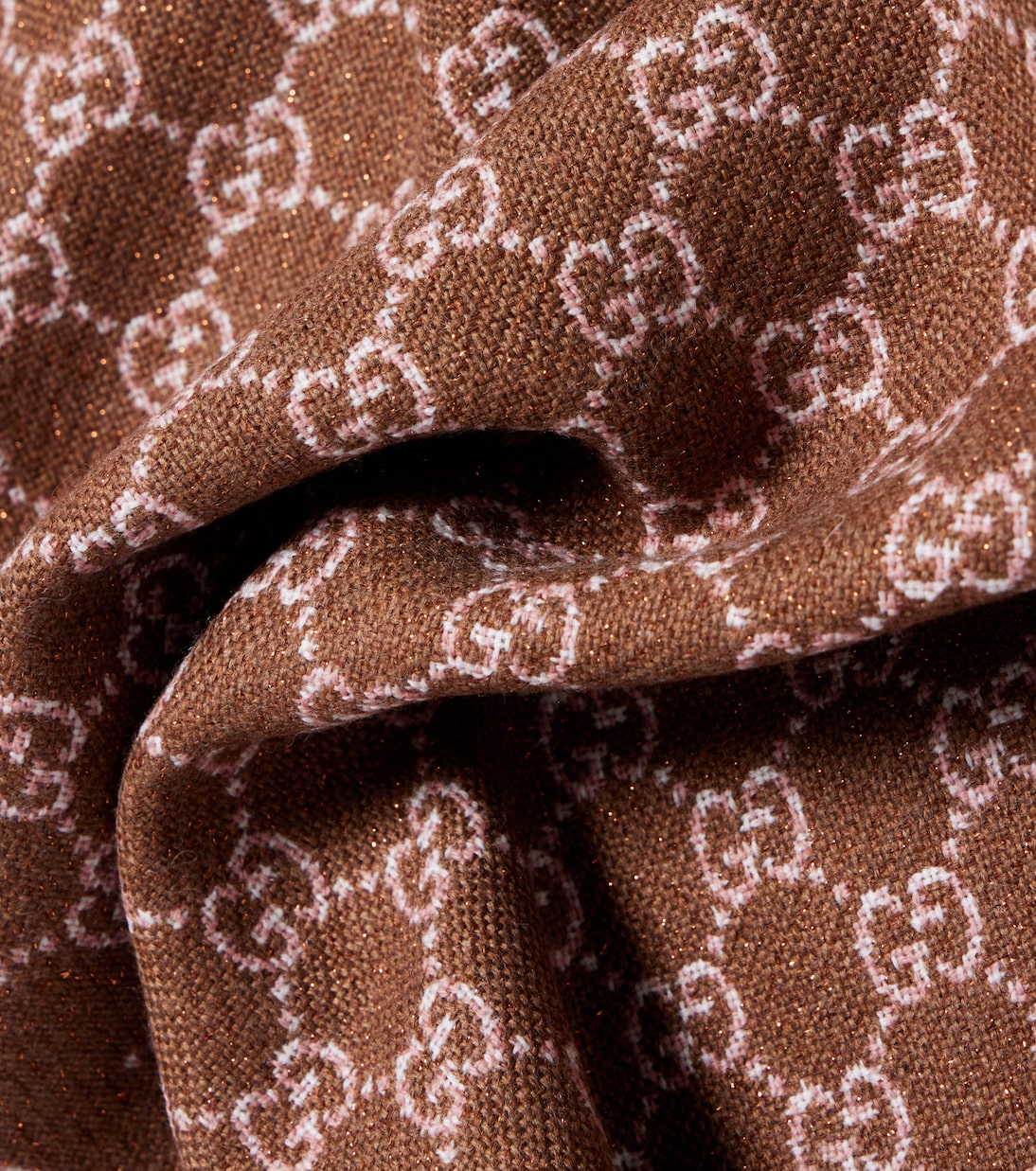 GG wool-blend jacquard scarf | Gucci