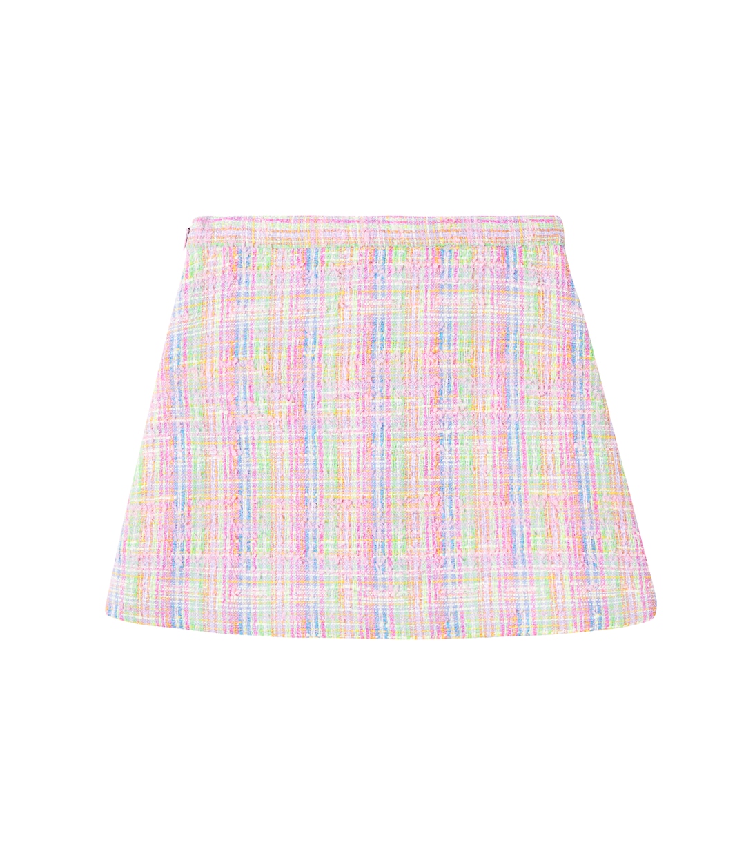 Mini-jupe en tweed de coton mélangé | Versace Kids