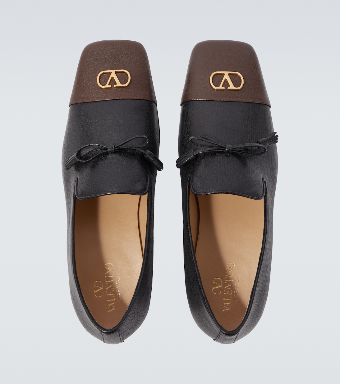 Babouchoes VLogo leather loafers | Valentino Garavani
