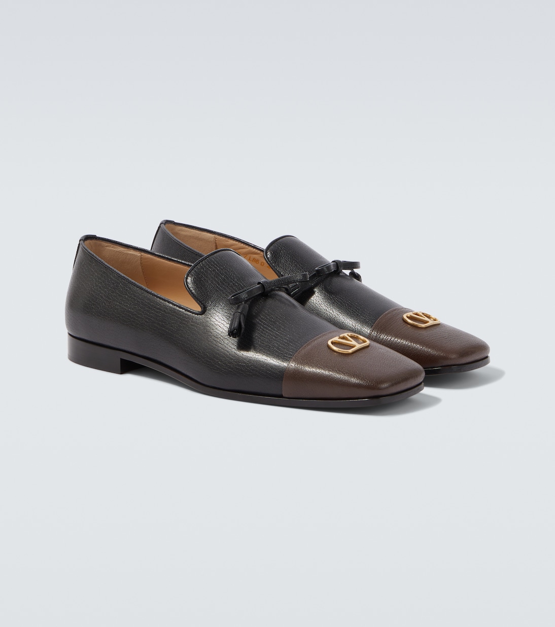 Babouchoes VLogo leather loafers | Valentino Garavani