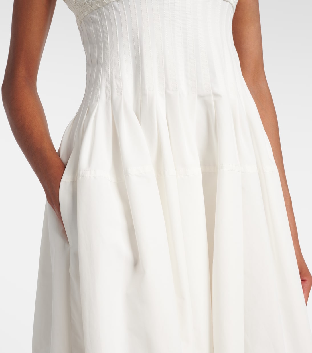 Lilianna cotton-blend midi dress | Simkhai