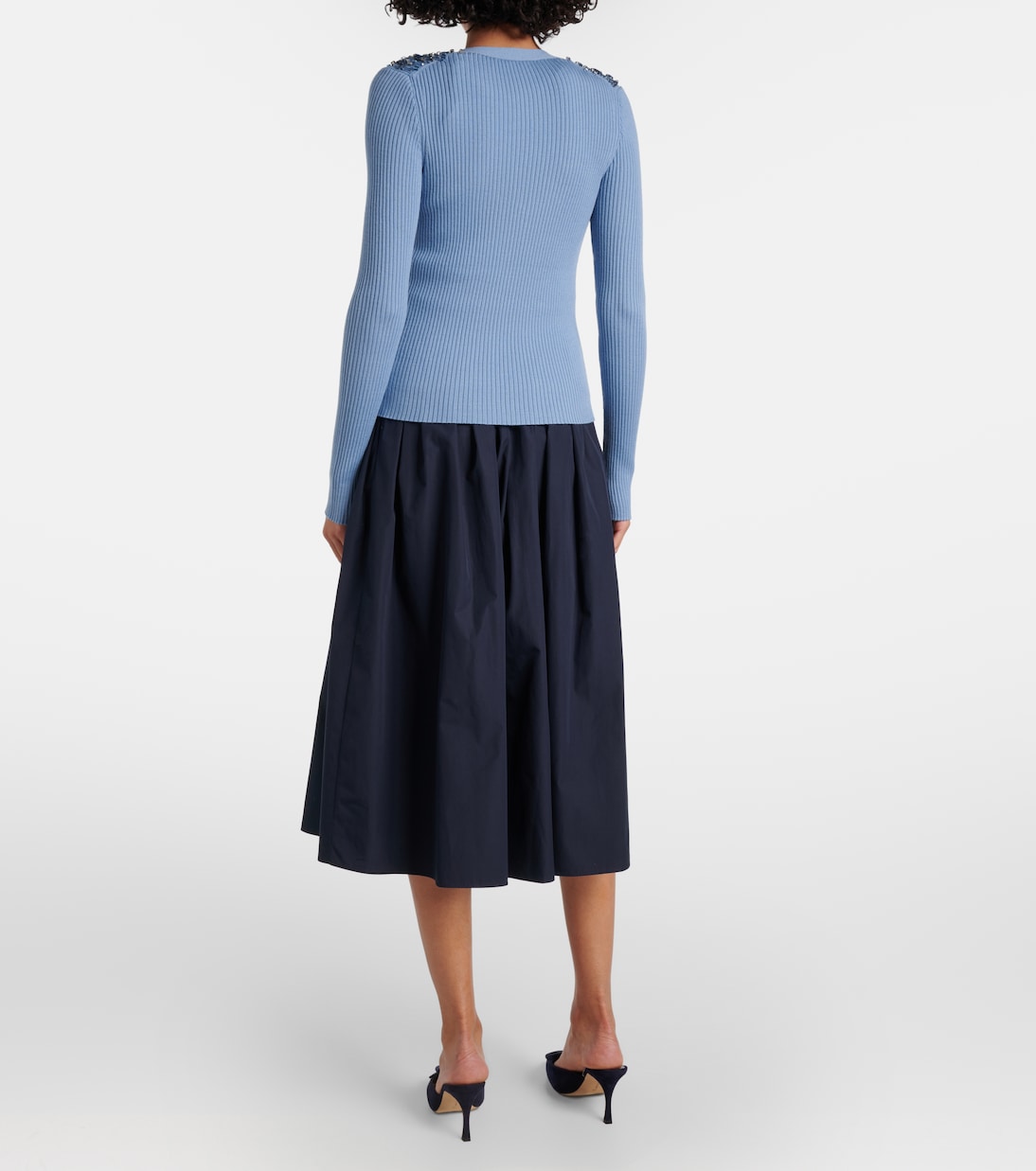 Embellished cardigan and tank top set | Dorothee Schumacher