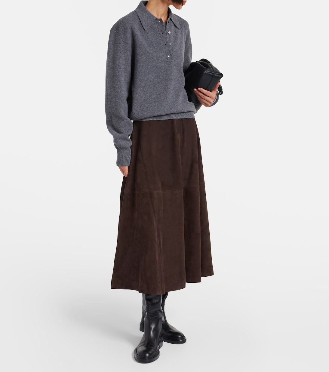 Wool and cashmere polo sweater | Róhe