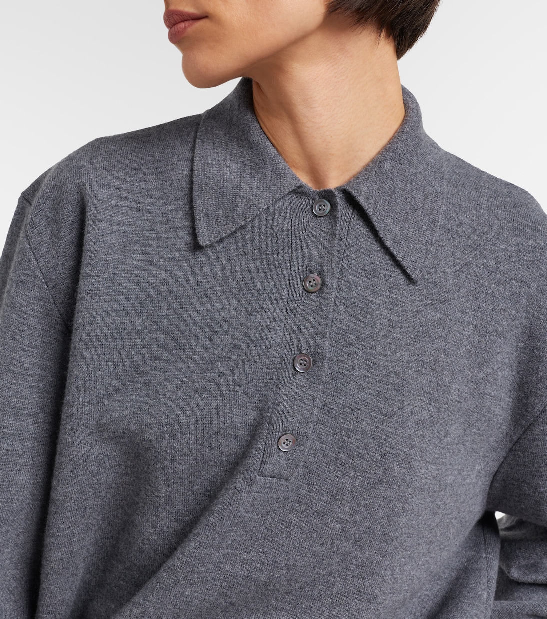 Wool and cashmere polo sweater | Róhe