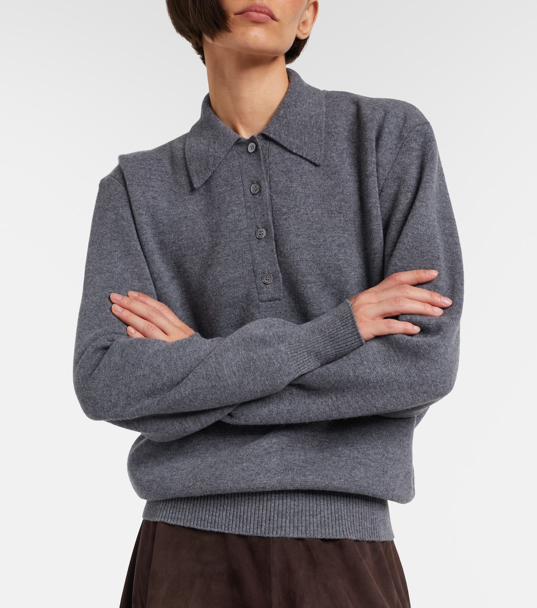 Wool and cashmere polo sweater | Róhe
