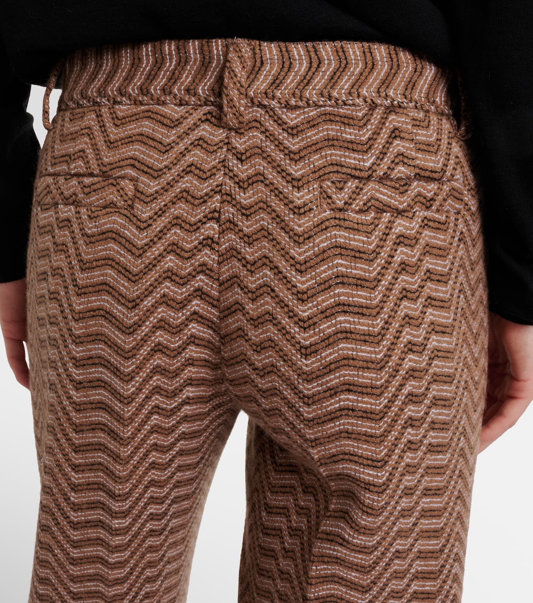 Zigzag low-rise bootcut pants | Missoni