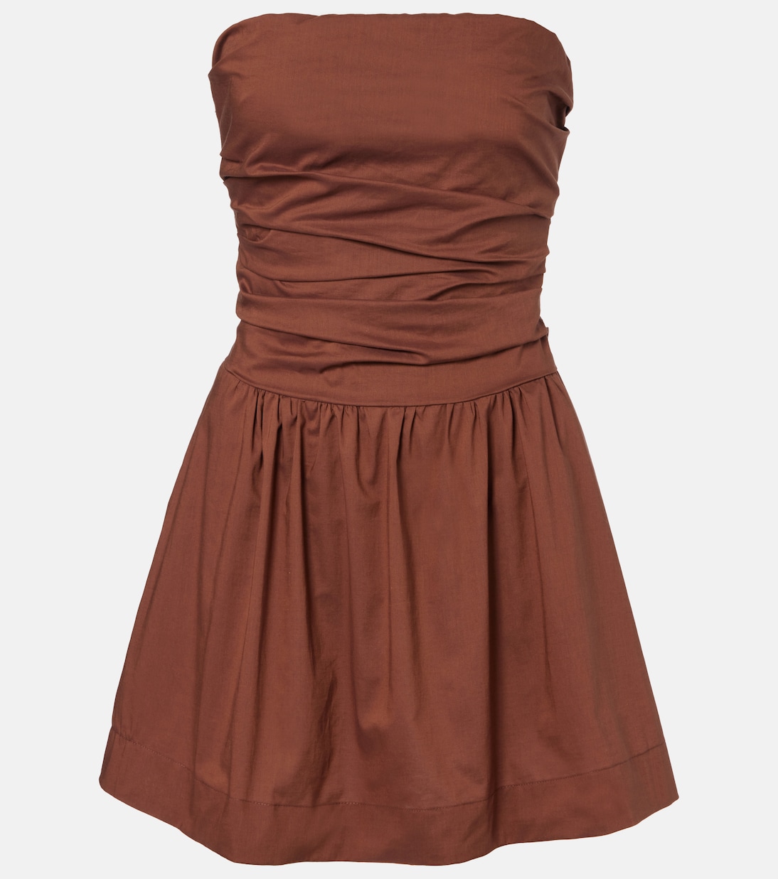 Vera strapless cotton minidress  | Faithfull