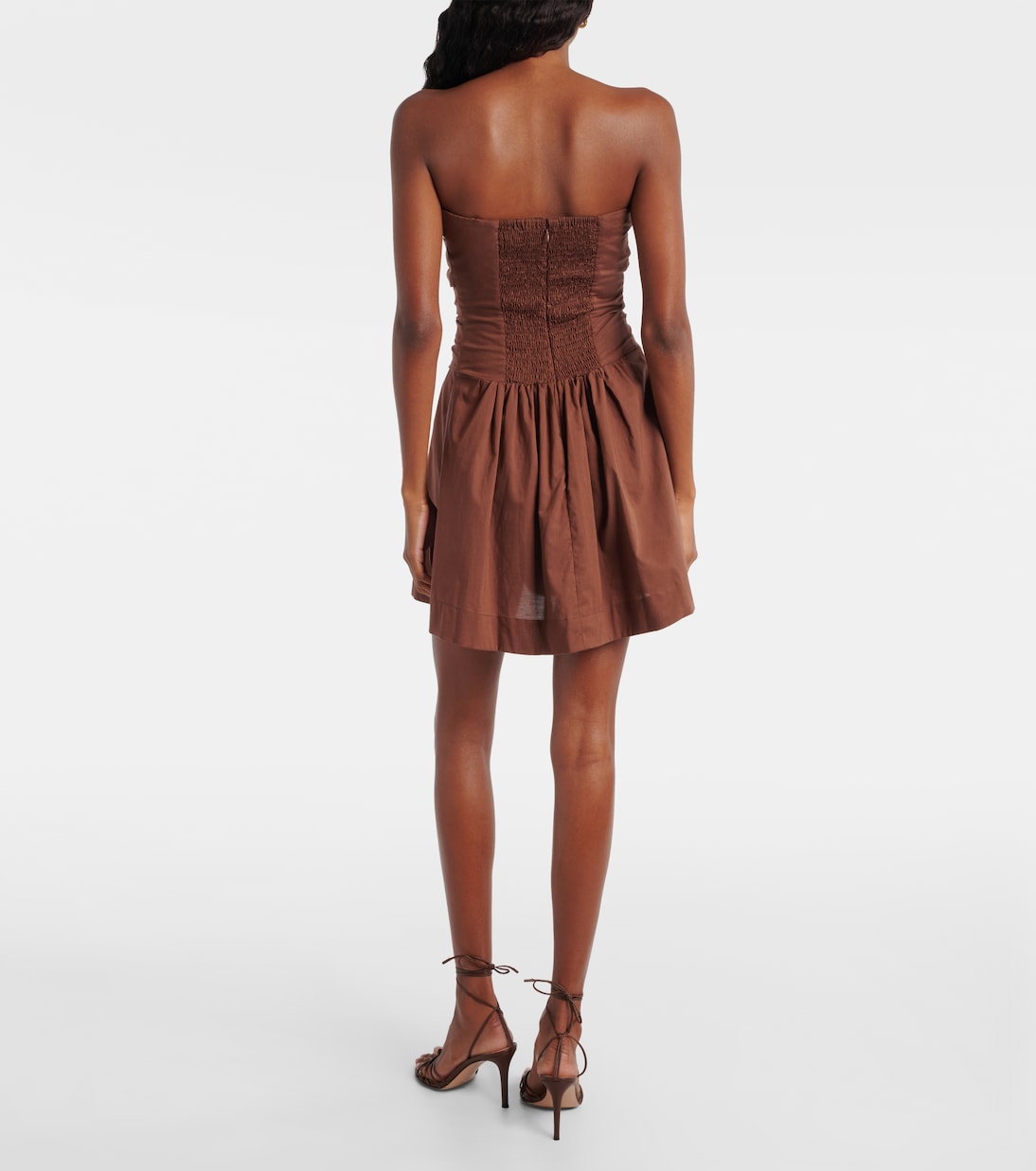 Vera strapless cotton minidress  | Faithfull
