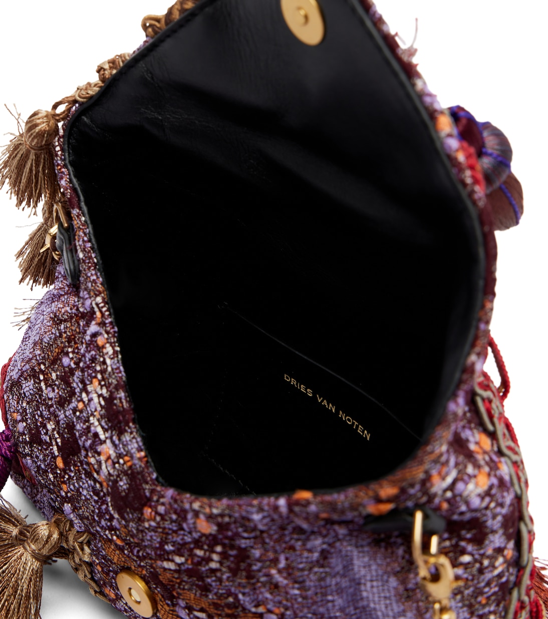Embellished jacquard clutch | Dries Van Noten