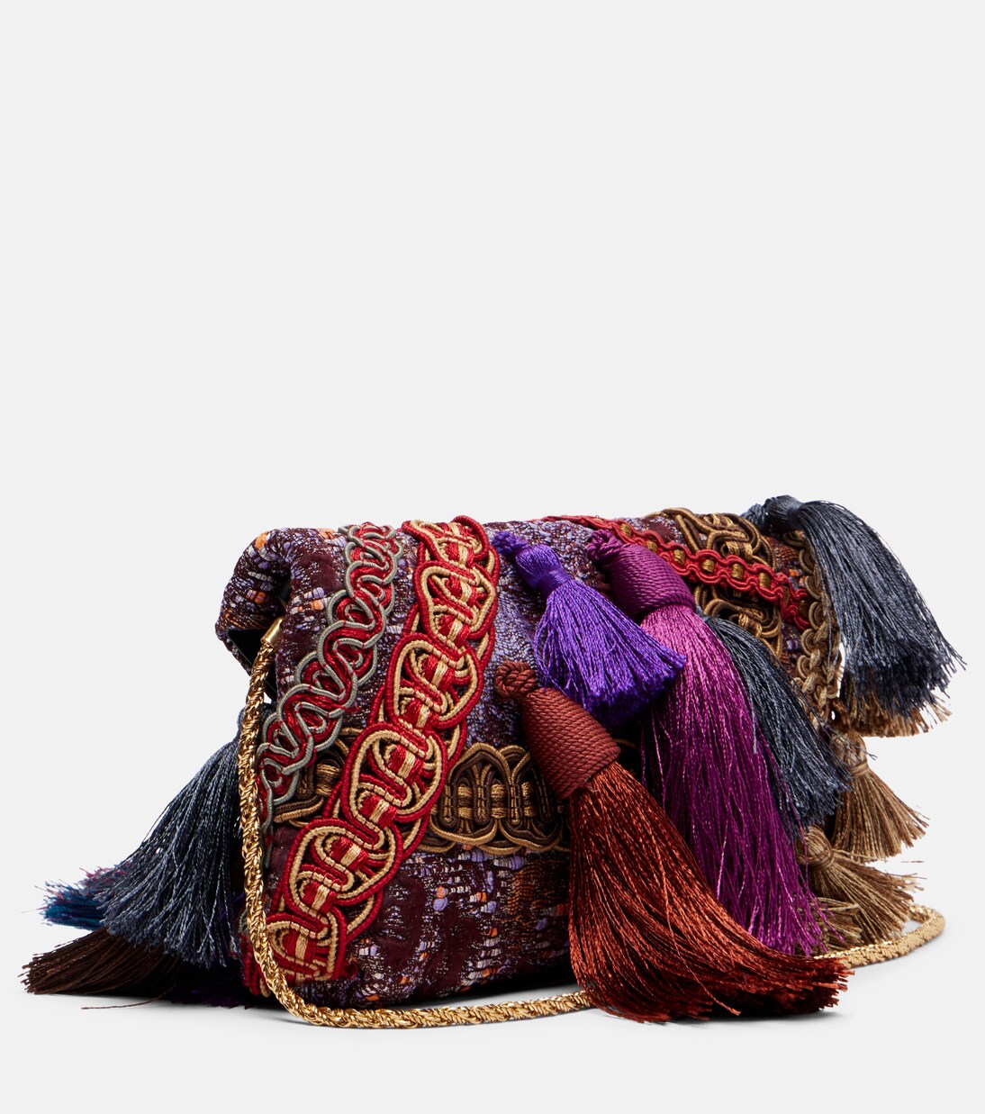 Embellished jacquard clutch | Dries Van Noten