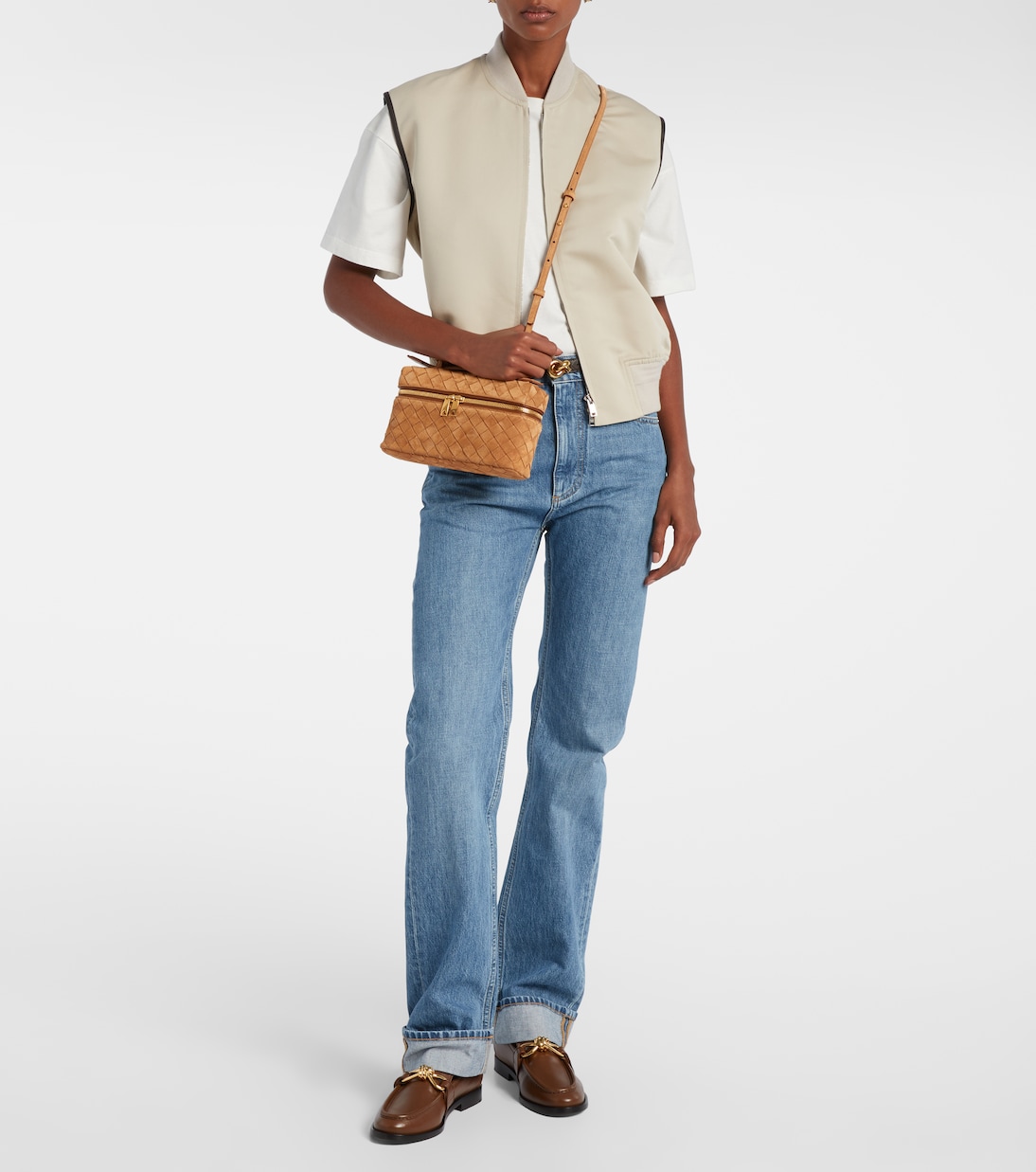 Bang Bang suede crossbody bag | Bottega Veneta