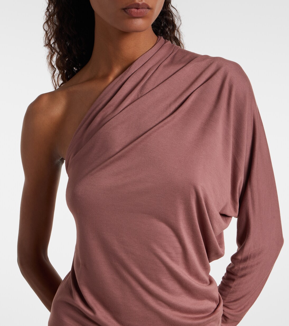 Top Diana de jersey asimétrico | Rick Owens