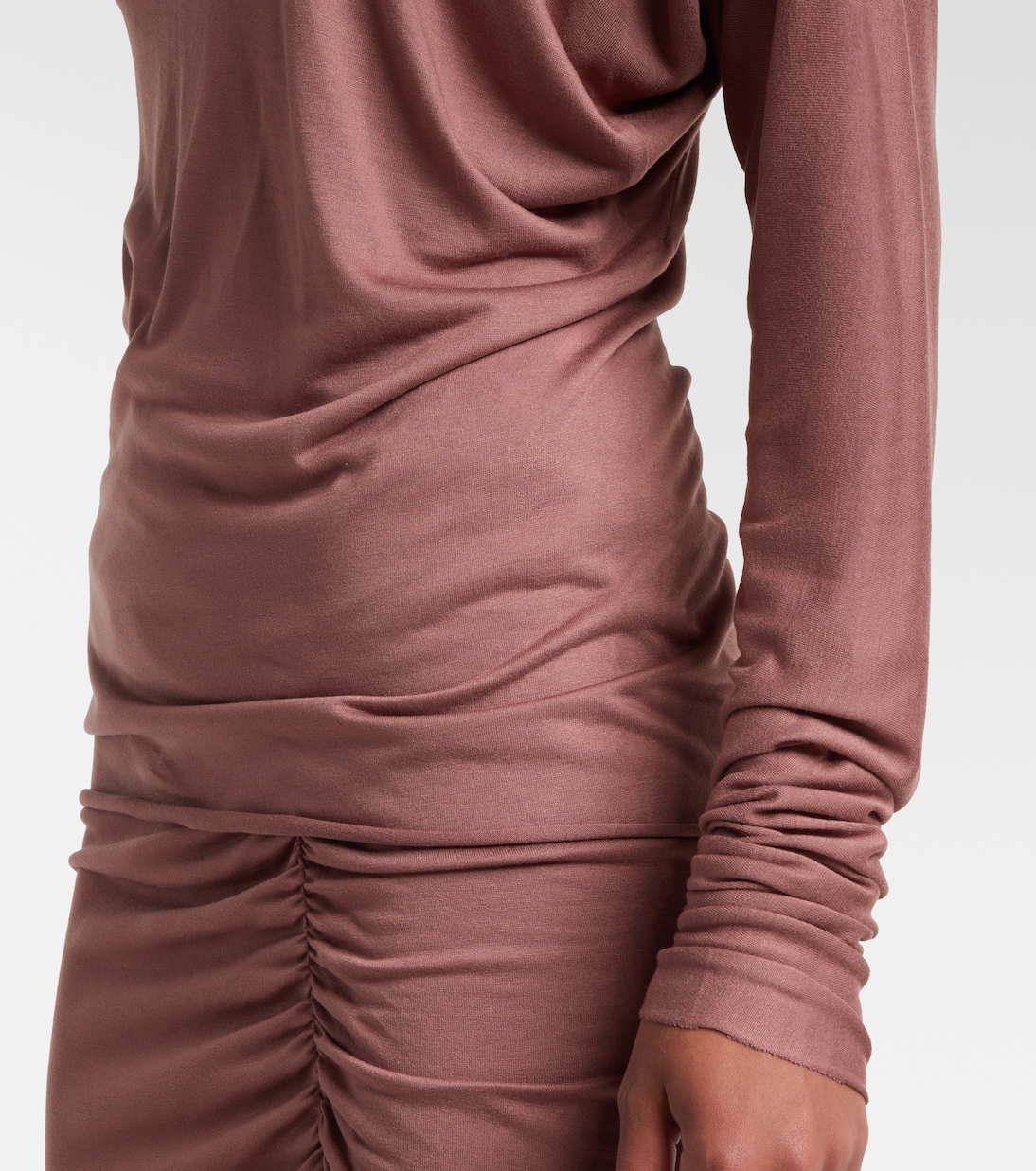 Top Diana de jersey asimétrico | Rick Owens