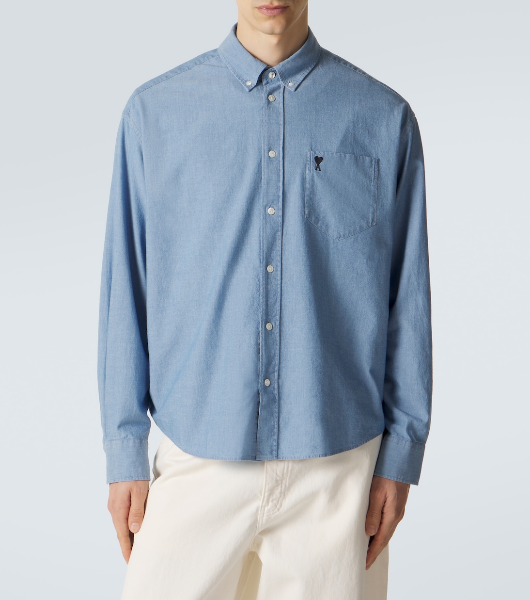 Ami de Cœur cotton chambray shirt | Ami Paris