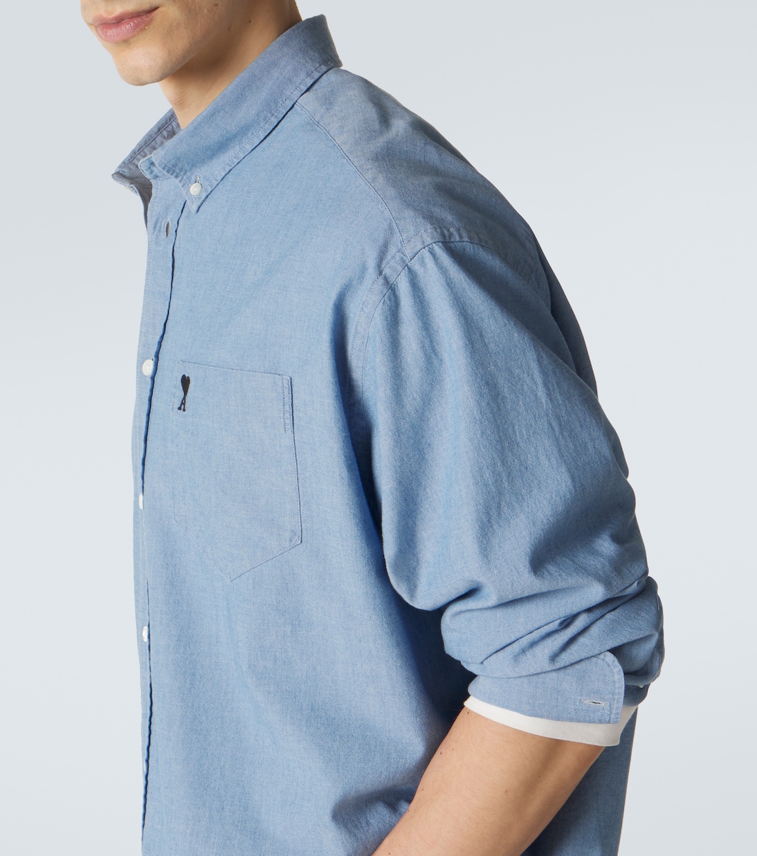 Ami de Cœur cotton chambray shirt | Ami Paris