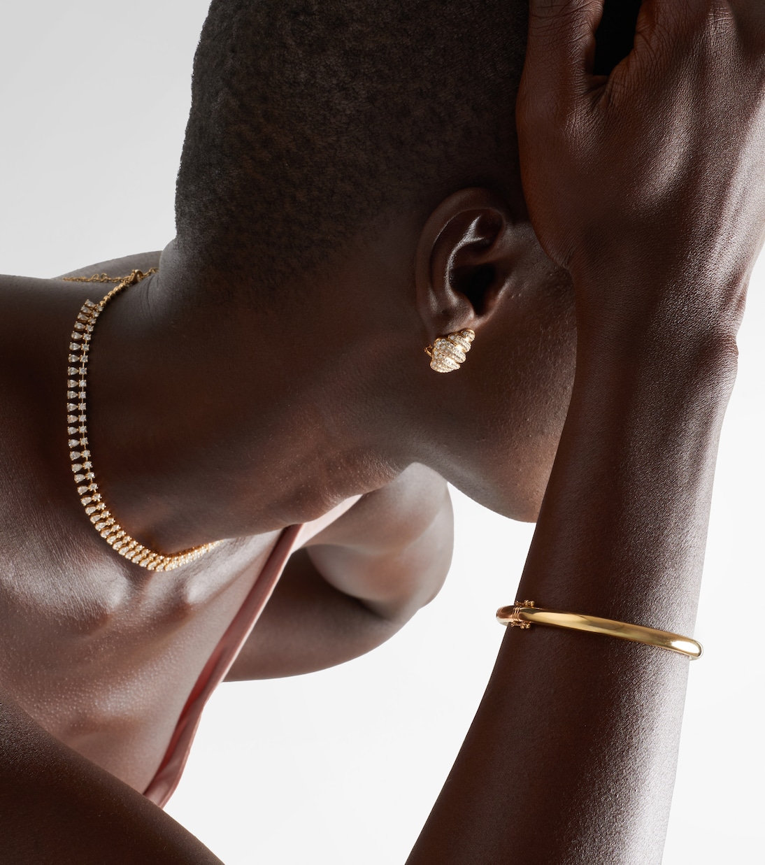Cosmo 18kt gold bangle | Anita Ko