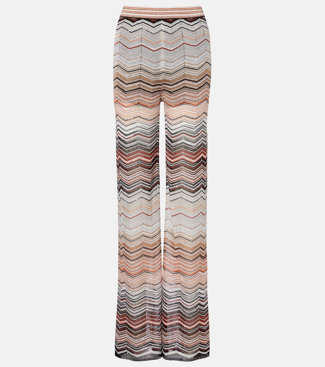 Pantalon ample Zig Zag en lamé | Missoni